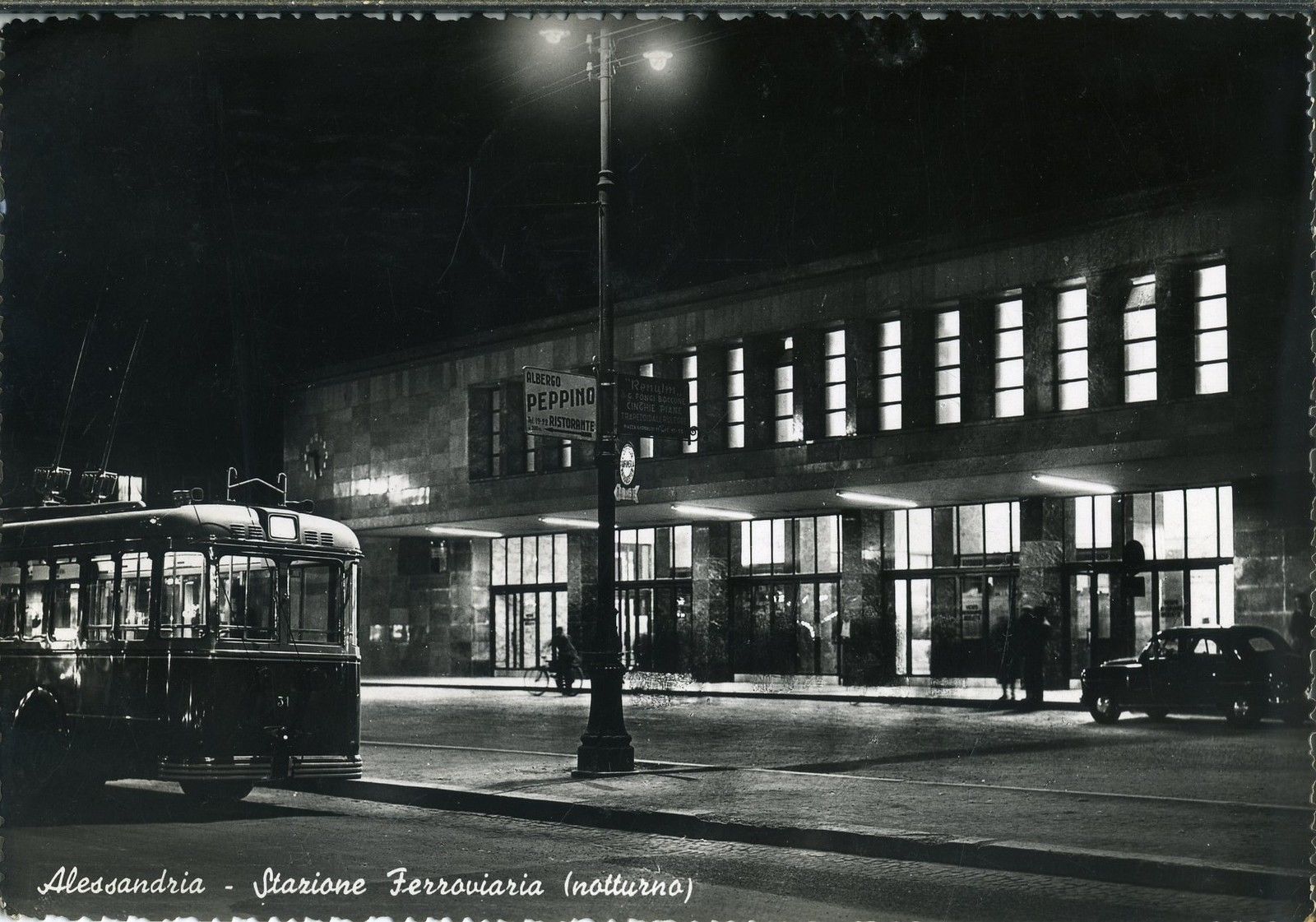 ALESSANDRIA città - Stazione Ferroviaria -  1954