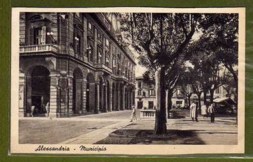 Cartolina Alessandria Municipio