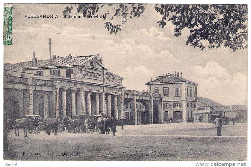 1909 - Alessandria stazione ferroviaria