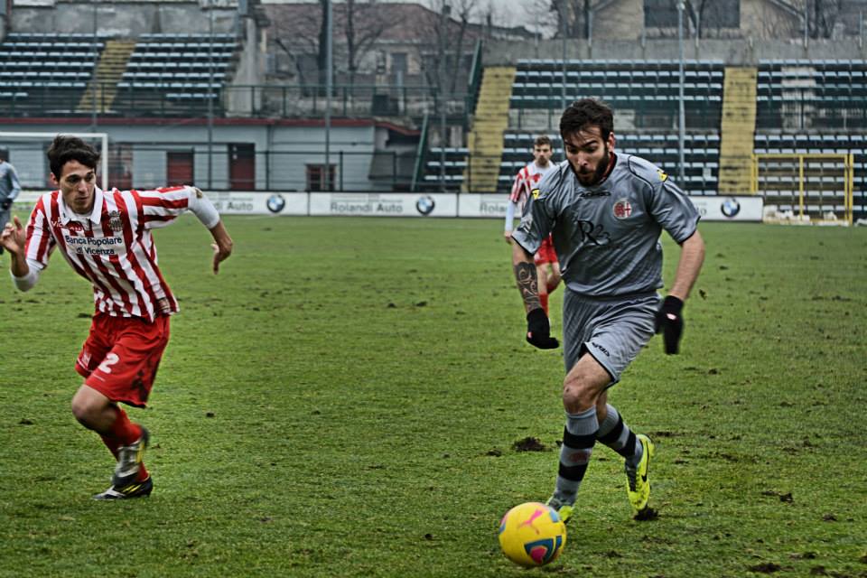 Alessandria - Real Vicenza 2-0 - 02-02-014. Luca Mora