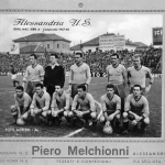 U.S. Alessandria – Pubblicità Melchionni stagione 1957-’58.