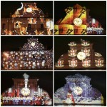Piazza Garibaldi – l’orologio illuminato a Natale