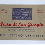 Alessandria – Fiera di San Giorgio bollettino ufficiale 1946