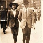 Mia madre e mio padre in Corso Roma,ai tempi in cui mamma lavorava in Borsalino (1943) Giuseppe Guazzotti